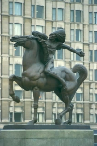 The Spearman Ivan Mestrovic, 1928 Chicago photo by Einar Einarsson Kvaran from Wikimedia Commons by Creative Commons Attribution-ShareAlike 3.0 licence