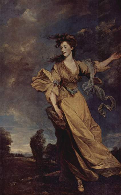 Portrait of Lady Jane Halliday Sir Josuya Reynolds, 1779 oil on canvas, 94 X 59 inches National Trust, Waddesdon Manor (Buckshire, Great Britian) photo public domain from the Yorck project via Wikimedia Commons